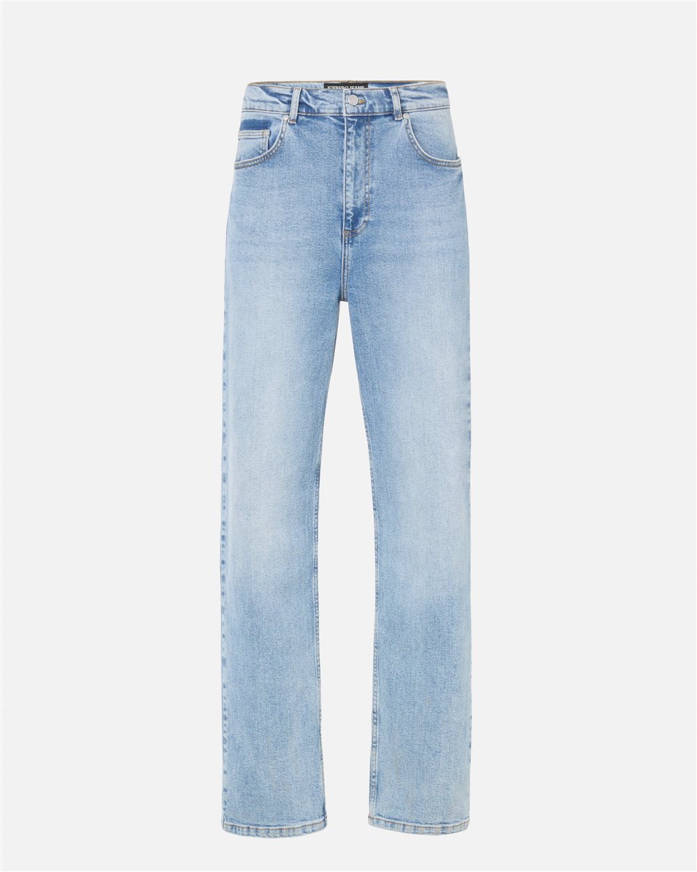 Indigo, 5-pocket baggy fit cotton denim pants | ICEBERG