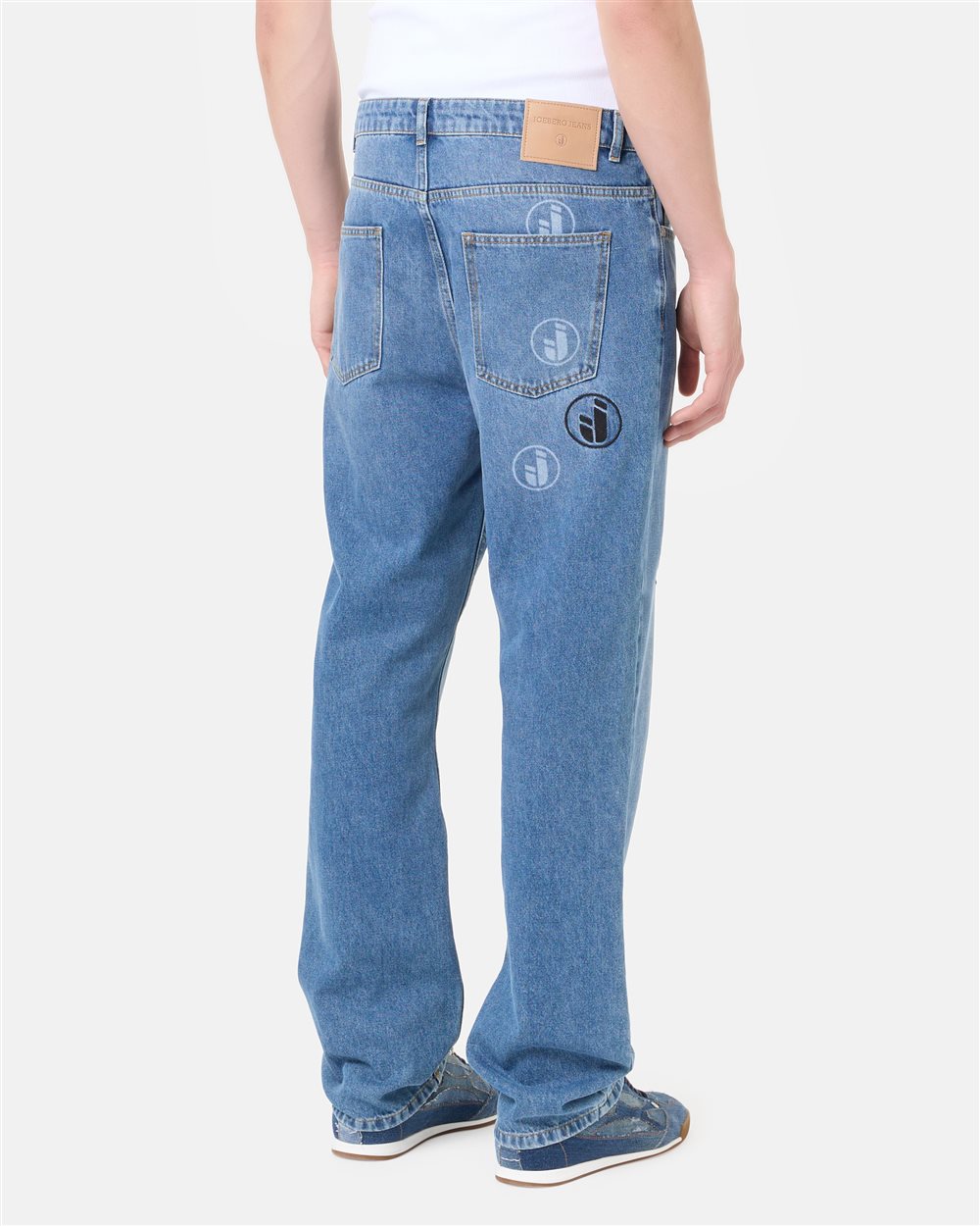パンツ CUP AND CONE Basic Denim Pants Indigo Loose fit indigo 5-pocket cotton denim pants | ICEBERG