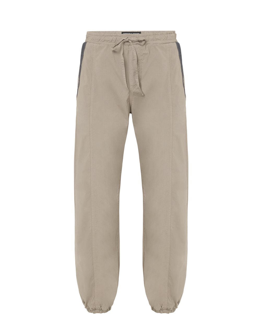 Loose fit sage green cargo pants in cotton parachute fabric | ICEBERG