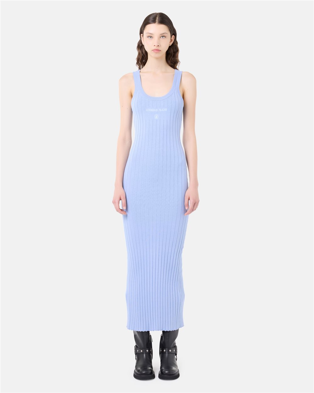 cable knit sweater dress white Cable Knit Sweater Dress main image 1