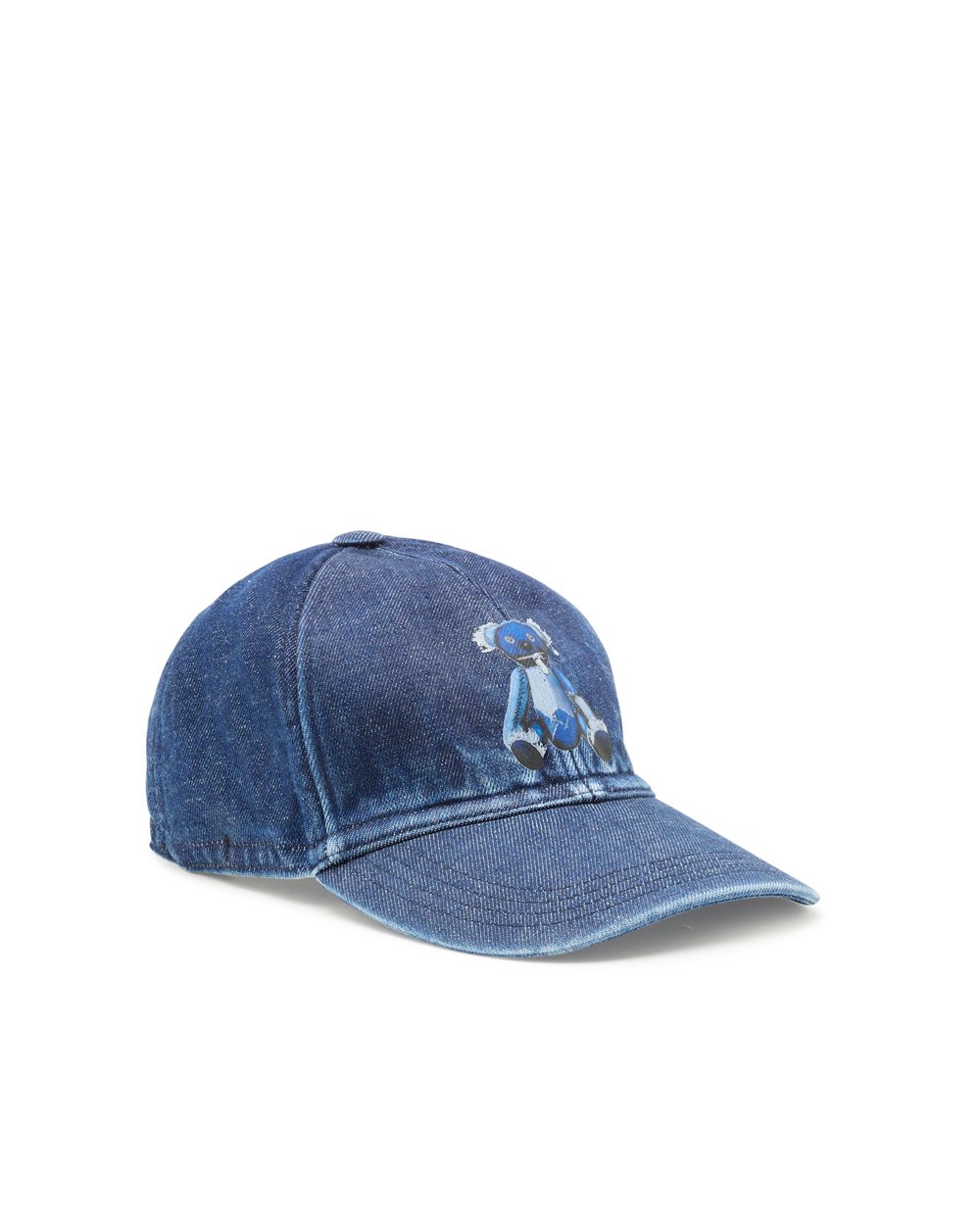 Indigo cotton denim baseball cap | ICEBERG