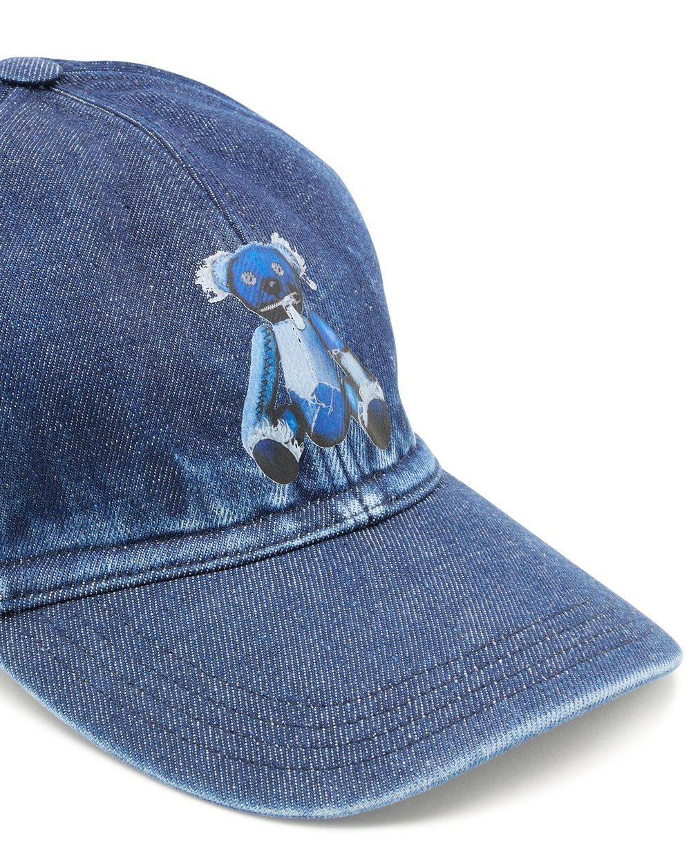 Indigo cotton denim baseball cap | ICEBERG